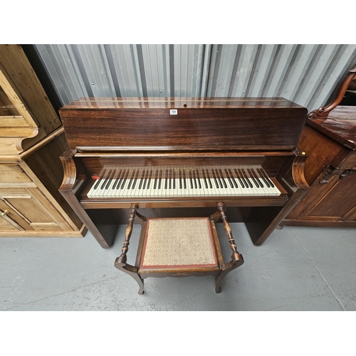 169 - A bentley overstrung upright piano