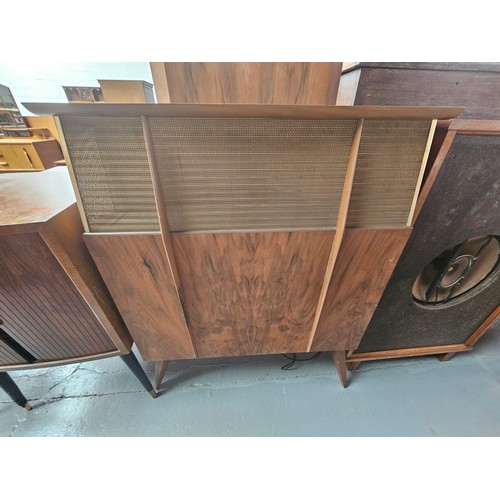 102 - A record cabinet, large speaker and a Lowther Reproducer TP-1 speaker system