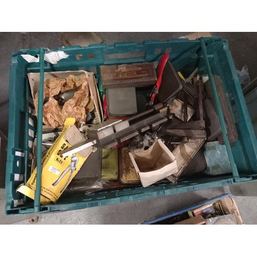 332 - A Myford Super 7 22v metal lathe with crates containing components and parts