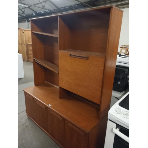 386 - A Mid Century teak highboard