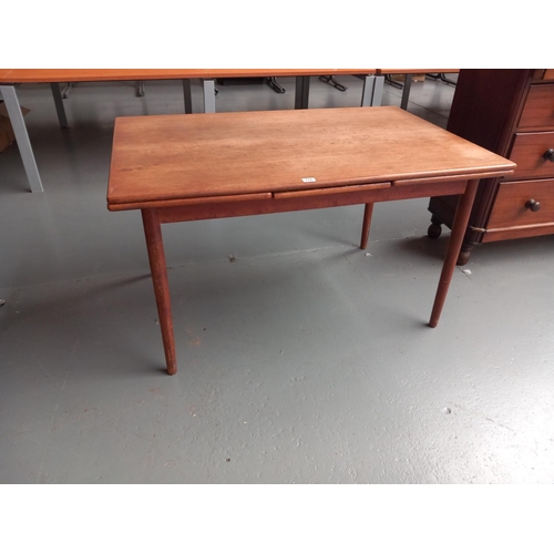 112 - A teak Danish dining table