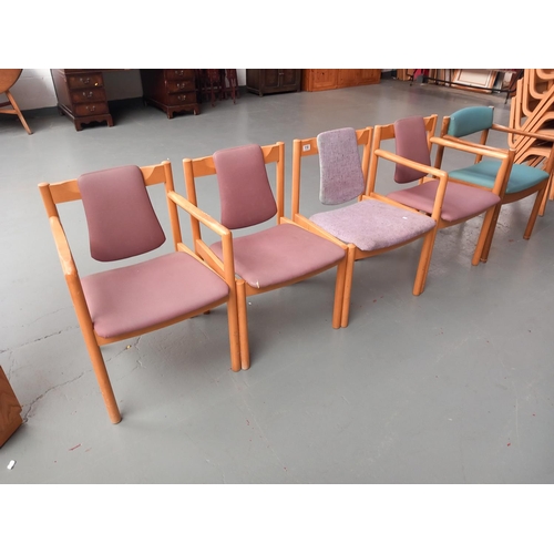 118 - Five ercol dining chairs