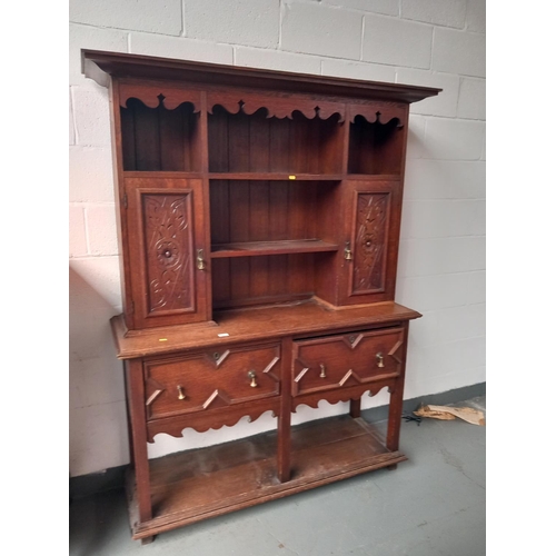 136 - An oak dresser