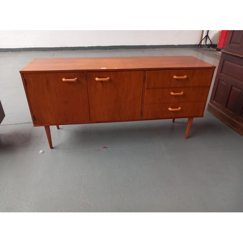 113 - A mid century teak sideboard