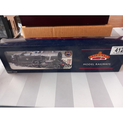 412 - Boxed - Bachmann DCC Ready Fairburn Tank 42073 Black Late Crest