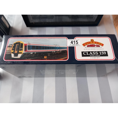 415 - Boxed Bachmann 31-512 Stagecoach Class 159 3 Car DMU Set '159009' OO Gauge