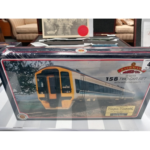 466 - Brand new in box and sealed - Bachmann Branch Line 00 gauge 158 Two Car Set with working lights