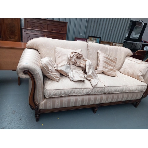 122 - Reproduction french style upholstered sofa