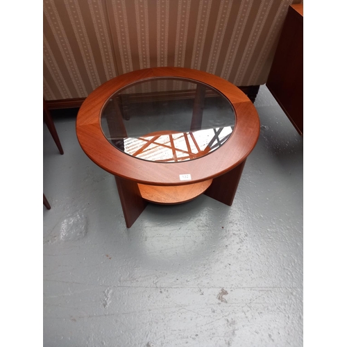 132 - Mid century teak coffee table