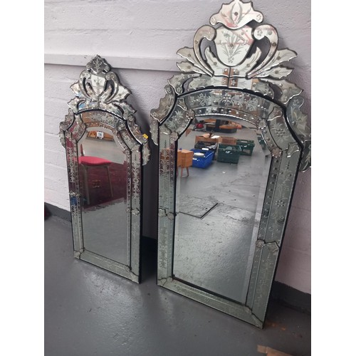 156 - Two large modern mirrors