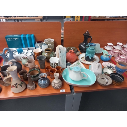 84 - Studio Pottery, mid-century pottery, ceramics from the 1930s, etc