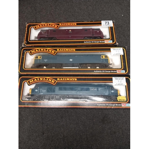 73 - 3 Mainline boxed 00 guage diesel locomotives - class 56 etc