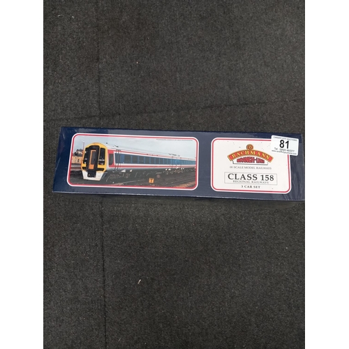 81 - A boxed Bachmann class 158 