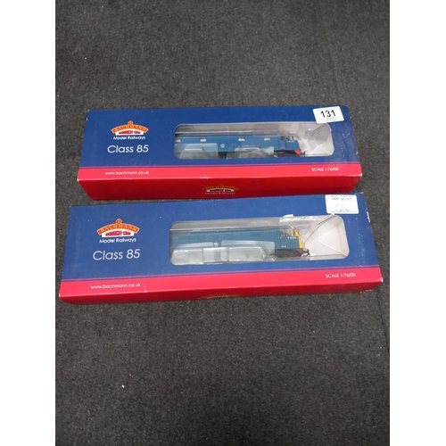 131 - Boxed Bachmann 31-676 Type AL5 Electric E3058 BR Electric blue and boxed Bachmann 31-677 Type AL5 El... 