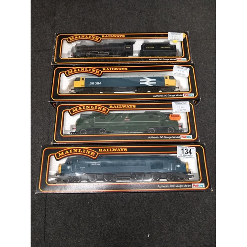 134 - Boxed Mainline 37087 Warship Diesel BR Green 