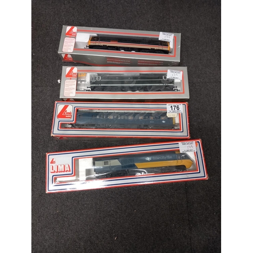 176 - A boxed Lima 205160MWG, a boxed Lima 205179A1, a boxed Lima 205239A2 and a boxed Lima 205136 MWG