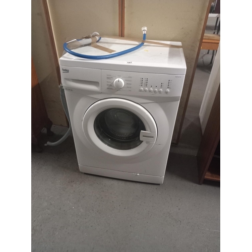 547 - A Beko washing machine