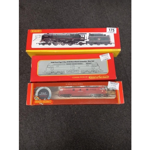 175 - A boxed Hornby R863 Brush Type 4 Diesel Electric loco, a boxed Hornby R368 BR class 52 Diesel Wester... 