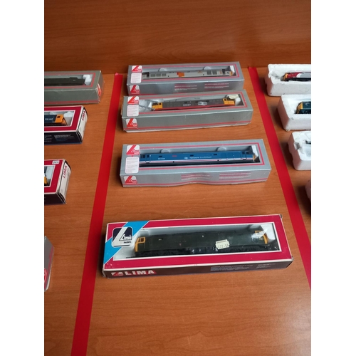 99 - Four boxed OO gauge Lima locomotives