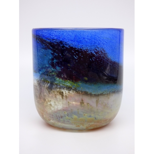 69 - Isle of Wight Studio Glass, a large Aurene Bell vase designed by Michael Harris, mid to late 1970s.
... 