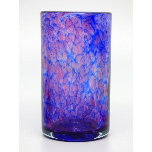 73 - Kerry Glass, a group of five vases to include Shamrock, Heather and Peat colourways.

Heights 9.5, 5... 