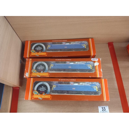33 - Three boxed Hornby OO gauge locomotives - R360 Phoenix