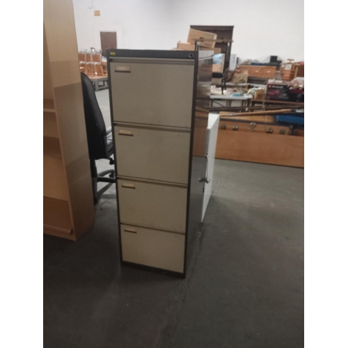 448 - A metal four drawer filing cabinet