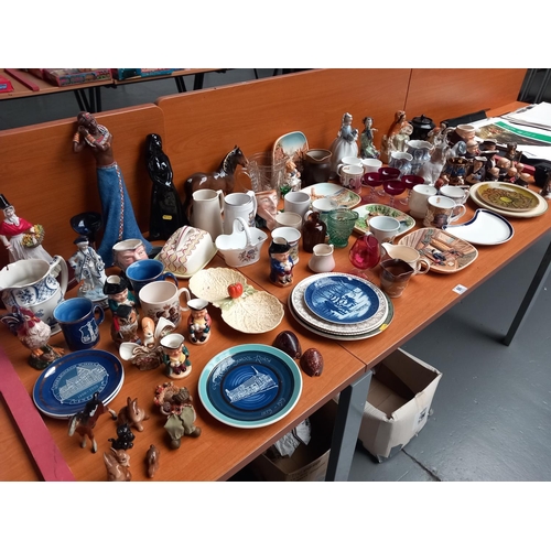 86 - Decorative china and glassware - figurines plates etc  - Nao, Goebel, Ewenny etc