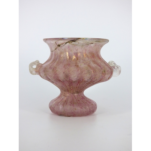 97 - Murano, three vases and five bowls.

Vase heights 14 to 21cm, bowl diameters 9 to 17cm.