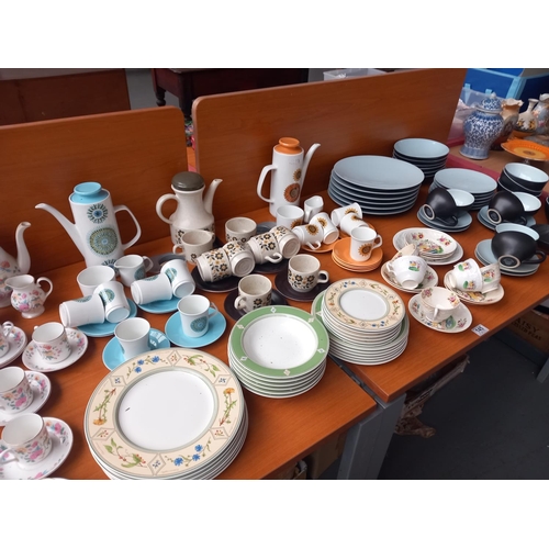 145 - Various part tea/dinner services including Villeroy & Boch, etc