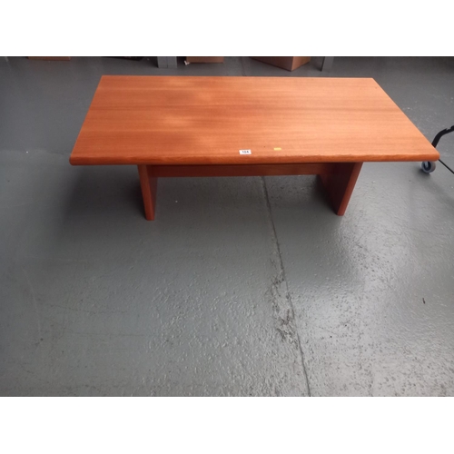 104 - A teak Trioh coffee table