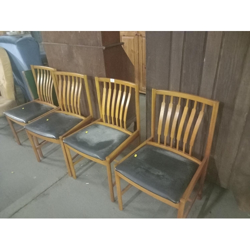 377 - Four dining chairs