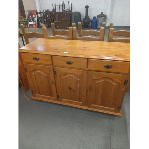 409 - A pine sideboard