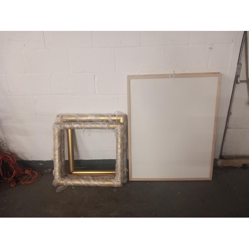 434 - Four gold frames and canvasses