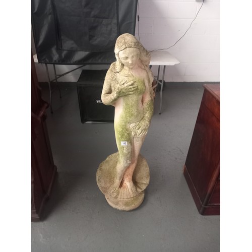 142 - A large garden statue of the female form Height 120cm