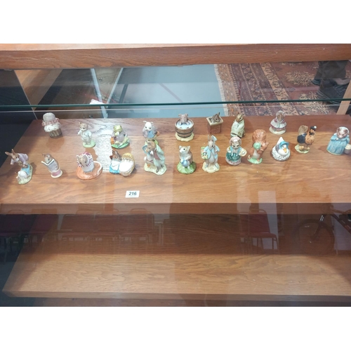 216 - A collection of twenty beswick 