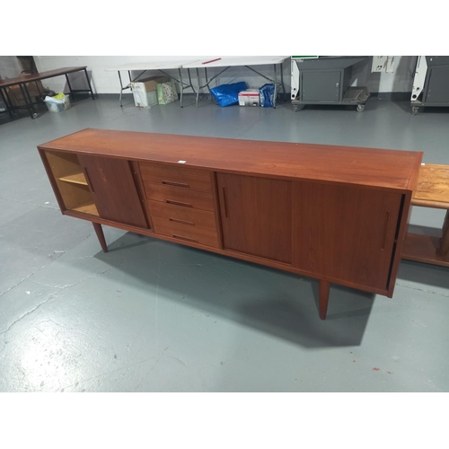 112 - A teak Troed Vjaraun sideboard