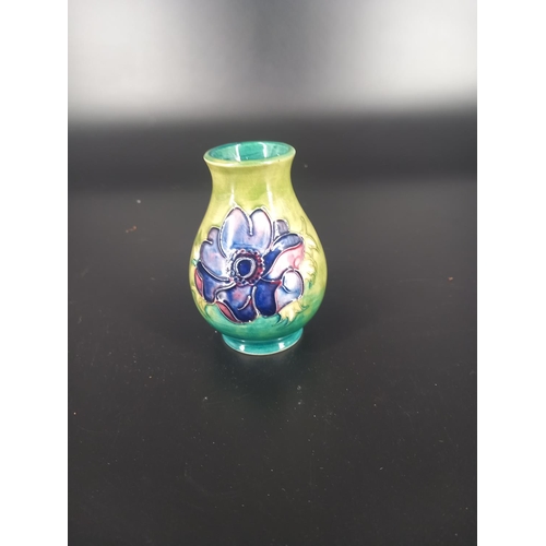 200 - A small boxed Moorcroft vase 10cm tall