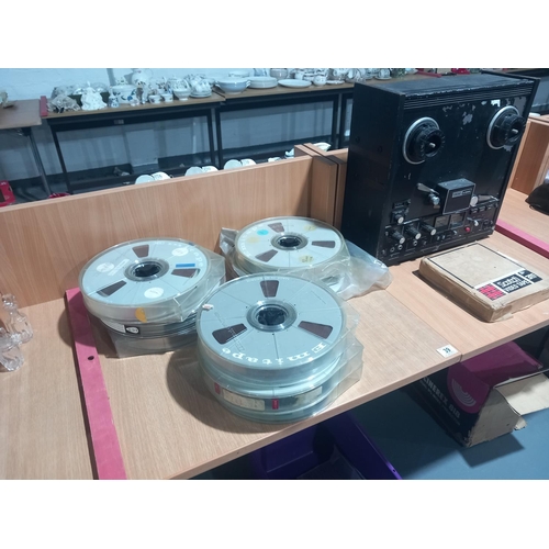 39 - A Teac A3300 reel to reel tape deck and tapes - untested