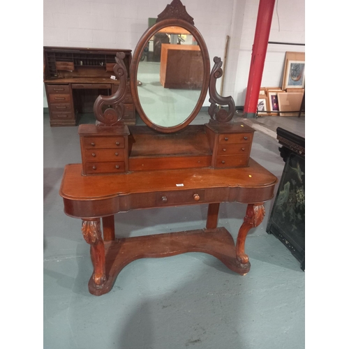 113 - A mahogany duchess dressing table