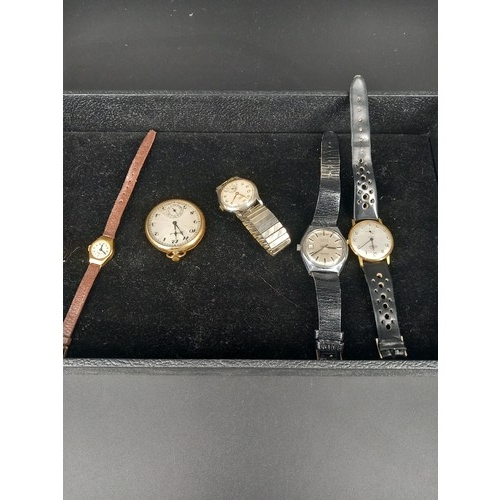 109 - Vintage watches - gold plated limit incablock, chateau incablock automatic guildhall, a rolled gold ... 