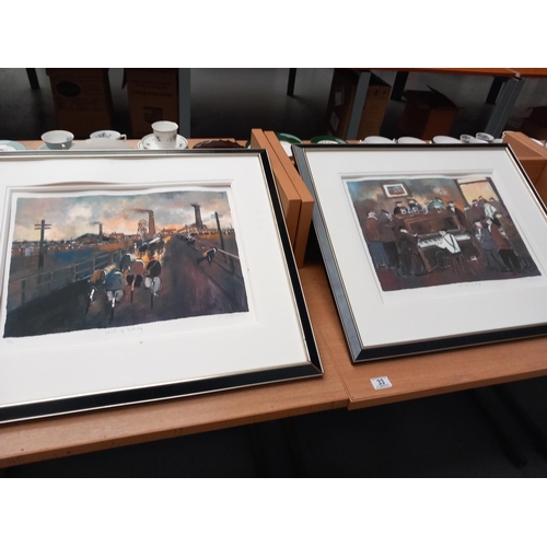 33 - Two Malcolm Teasdale limited edition pencil signed prints - 