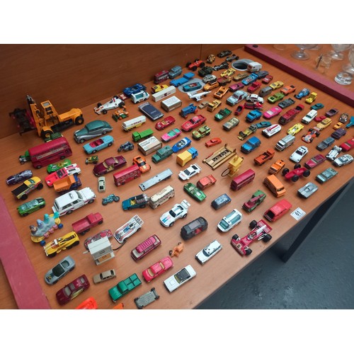 61 - A selection of playworn cars to include rolls royce silver wraith spot on, corgis, dinkys etc