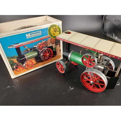 237 - A boxed Mamod steam tractor in excellent condition with original box and accessories