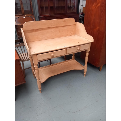 130 - A pine washstand