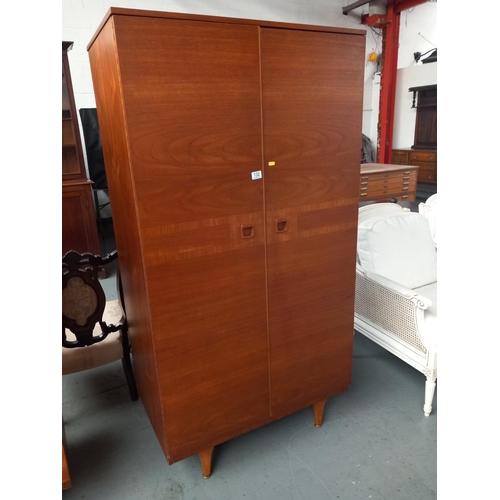 132 - A teak Stonehill wardrobe