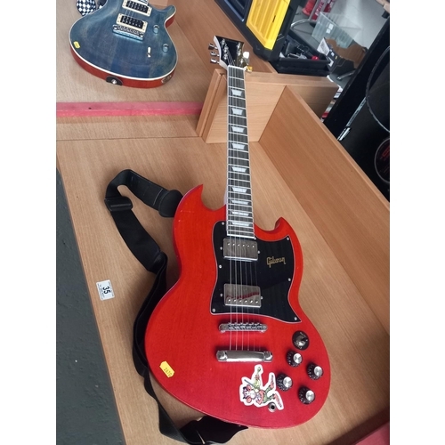 35 - An electric gibson guitar believed to be a copy
