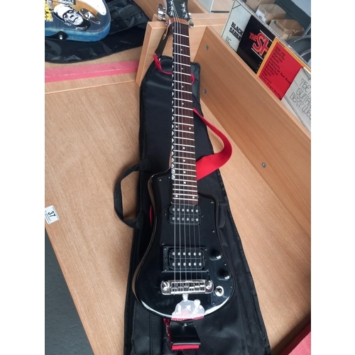 37 - An electric flofner guitar - believed to be a copy