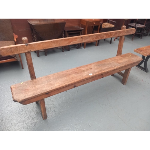 424 - A pine antique bench

Length 195cm