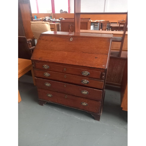 448 - An oak early Victorian bureau

Height 102cm
Width 92cm
Depth 52cm